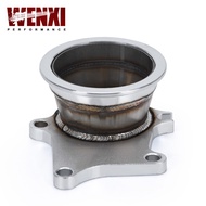 Stainless Steel Adapter for T3/T4 Turbo 5 Bolt to 3" V-Band Flange Turbo Adaptor Flange WX4825