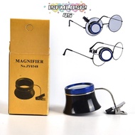 ISFMLDS1245 Clip-On Eye Loupe Eyeglass Magnifier Clip Magnifier 5X 10X 20X Eyepiece Eyeglass Magnifi