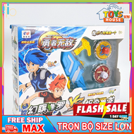 ( FREE SHIP - MUA 1 TẶNG 1 ) Đại Chiến Vô Cực NadoV Bộ Con Quay Vô Cực Gồm 2 Con Quay và Sàn Đấu