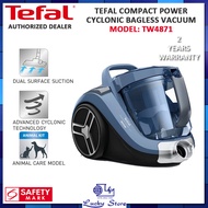 TEFAL TW4871 COMPACT POWER CYCLONIC BAGLESS VACUUM CLEANER, 550W