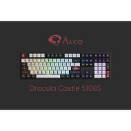 Akko Dracula Castle 5108S Keyboard | Includes Vampire theme novelty keys with vintage gray as the ba