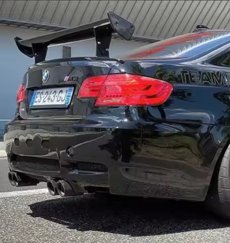 Unversival GTS Carbon Fiber Rear Spoiler Tail Trunk Wing Boot Molding For BMW 1M M3 E82 E87 E90 E92 