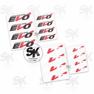 Logo Evo Regamaster Rim Sticker Vinyl