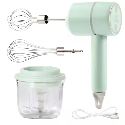 Electric Food Processors Set Portable Blender Mixer Kitchen Tools Hand Mixer Milk Frother Egg Beater