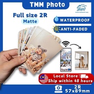 2R Full Size Photo Print 57x89mm｜*Best Seller* (ship within 48 hours) **Matte