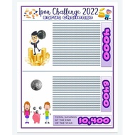 Ipon Challenge Chart 2022 ( CHART ONLY )