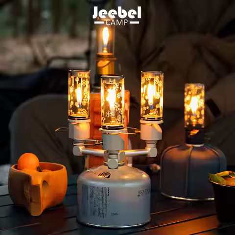 Jeebel Camp-L001 Gas Lantern, Emotional Lamp, Gas Candle Lights, Outdoor Camping Equipment