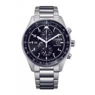 CITIZEN CA0770-81E ECO-DRIVE CHRONOGRAPH BLACK DIAL STAINLESS STEEL STRAP MEN'S WATCH