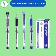 (4–12c) PO-GP901 0.7mm Gel Pen – Signing Writing, Smooth Chinese Characters, Even Blue/Black Ink - L