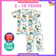 (2-10Y) Baju Tidur Budak / Kanak Set Kids Pajamas Borong Murah Viral Pijamas Perempuan Lelaki boy gi