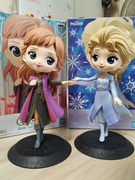 Q posket Frozen 冰雪奇緣 Anna Elsa 公仔