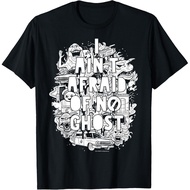 Ghostbusters Ain'T Afraid Collage Poster Graphic T-Shirt T-Shirt