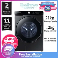 [Deliver KLANG VALLEY] Samsung Front Load Combo Washer WD21T6500GV | WD21T6500GV/SP 21kg wash+12kg dry Washing Machine