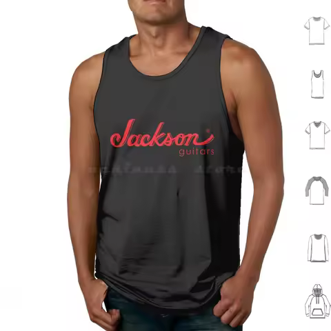 The Red Jack Tank Tops Vest Sleeveless Guitar Music Jackson Jackson Guitars Metal Guitarist Heavy Me