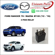 FORD RANGER T6 / MAZDA BT-50 ('12 - '16) 4 PINS RELAY (RECTANGLE) 8T2T-14B192-AB