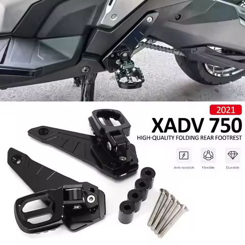 Motorcycle accessories Folding Rear Foot Pegs For HONDA XADV 750 XADV750 XADV 750 X-ADV750 2021-2025