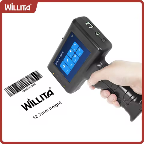 Willita Handheld Thermal Inkjet Printer English Language Production Date Number Logo Expiry Date Lab