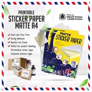 QUAFF PHOTO PAPER STICKER 175GSM A4 KRAFT & MATTE - CUYI CEBU