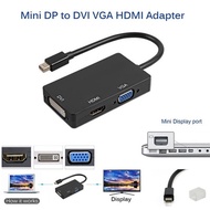 Chonghao 3 In 1 Thunderbolt Mini Display Port DP To HDMI DVI VGA Adapter Cable