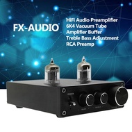 TUBE-03 Mini HiFi Audio Preamplifier 6K4 Vacuum Tube Amplifier Buffer Treble Bass Adjustment RCA Pre