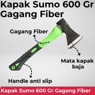 600 Gram Steel Axe Made of Steel FIBER Handle Sumo Rubber Coated SUMO Brand Wooden Axe/