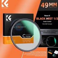 NEWEST - KNF Concept 49mm Lens Filter Nano-C Black Mist 1/2 Filter K&F Concept