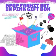 KPOP GIFT BOX PRESENT FANKIT SET SVT NCT ASTRO ATEEZ SKZ TBZ TXT SUPERM IKON IZONE BTOB MONSTAX RED 