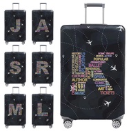 Travel Suitcase Cover Luggage Protective Cover Baggage Case Cover 18-32 Inch Suitcases Text Series