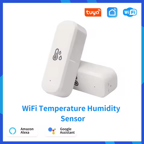 WiFi Smart Temperature And Humidity Monitor Tuya Smart Home Indoor Temperature Sensor Smart Life Mon