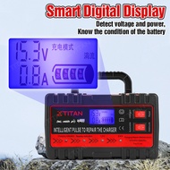 XTITAN Battery Charger Universal Vehical Car Motorcycle 12V/24V Lead Acid Battery Charger Battery Mo