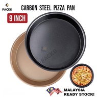 9 Inch Pizza Pan Round Carbon Steel Baking Tray Non stick Pie Tray Baking Mould Kitchen Bakeware | P
