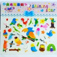 Glitter Sticker - Bird