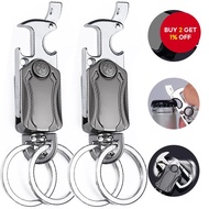 Creative Fidget Spinner Keychain Multifunctional Pendant Bottle Opener Motorcycle Car Keyring Multi-