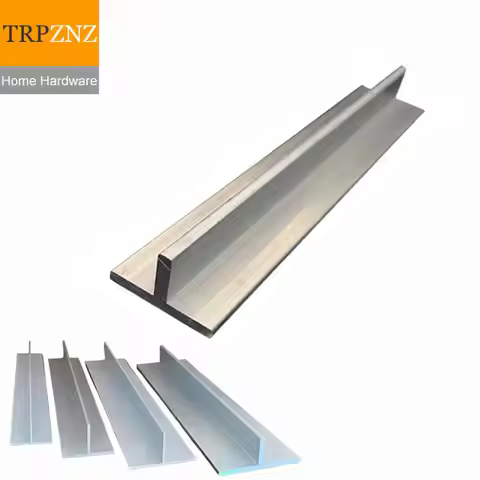 High Quality T Shaped Aluminum Alloy for Track Groove Ceiling Furniture Edging Decorative Strips Dur