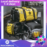 【Local Delivery】ROCKBROS Motorcycle Rear Seat Bag 62L Waterproof Motorcycle Tail Bag Saddle Bag Travel Outdoor Dry Luggage Bags 2 in 1 Handbag Shoulder Bag Motorcycle Riding Long Travel