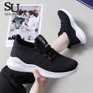 SEAURAL kasut perempuan murah dan cantik Sneaker Korean Casual Mesh Shoes for Women New Style 2021 Ladies Woman Breathable Sport Shoes