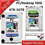 Barracuda / Blue HDD 3TB/4TB/5TB/6TB/8TB/10TB/12TB/14TB/16TB/18TB/20TB Desktop PC 3.5" PC Hard disk 