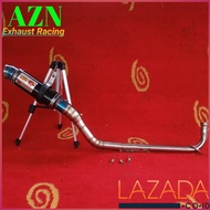 Knalpot RED LEO inlet 50mm Jupiter/Vega/Supra/Win/Grand/C70/Shogun/Revo dll