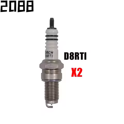 2pcs/lot Motorcycle Iridium Spark Plug D8TC for DR8EA D8EA DR8EIX DR8EGP DPR8EA-9 DPR8EIX-9 IX24 D8R