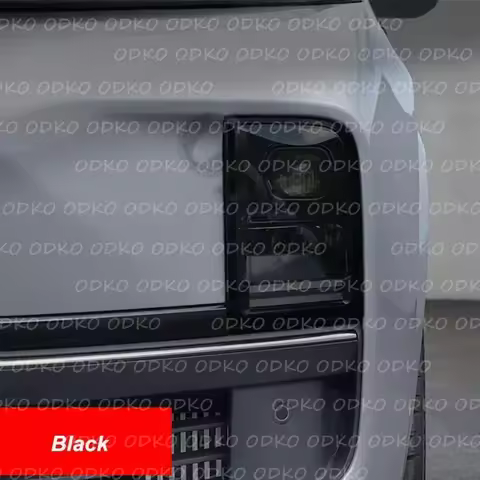 For Leading Ideal LiXiang L9 2022 2023 Car Headlight Tint Smoke Black Protective Film Protection Tra