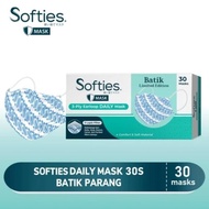 Softies Daily Mask / Masker Daily 3Ply Earloop [Isi 30S] New Stock