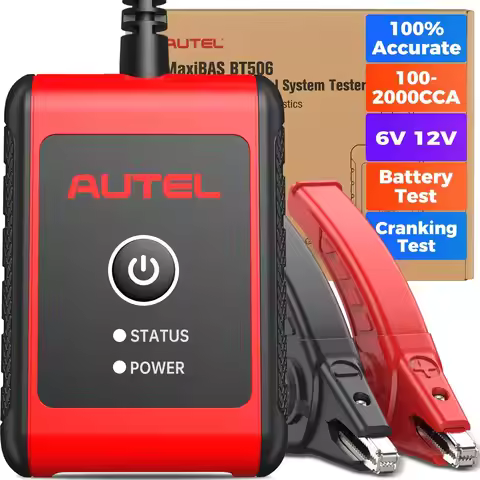 Autel MaxiBAS BT506 Auto Battery and Electrical System Analysis Tester,Compatible with CCA CA SAE EN