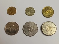 1997 香港紀念硬幣一组6枚