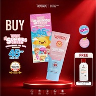 [💯ORIGINAL HQ] WAWA SUNKIDS SUNSCREEN SPF 45 PA++ (Proctection for kids)