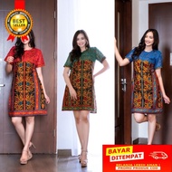 BAJU DRESS WANITA BROKAT TORAJA/DRESS TENUN TORAJA/BATIK DRESS