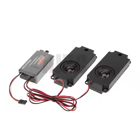 Engine Sound Simulator 10 Kinds of Sound Replacement for 1/10 1/8 1/6 RC Model Car Crawler Buggy Rac