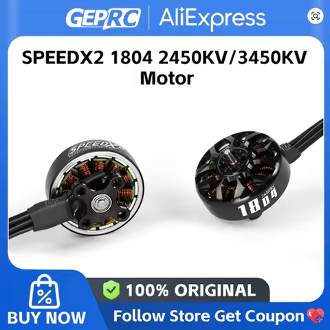 GEPRC SPEEDX2 1804 2450KV 3450KV Motor 4S 6S Rushless Motor for FPV RC Multicopter Racing Drone Part