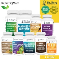 Dr. Berg Magnesium Glycinate/Gallbladder/DIM Estrogen/D3 K2/Adrenal Cortisol/Ashwagandha/Hair USA