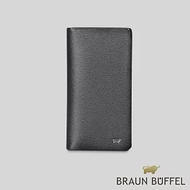 【BRAUN BUFFEL 德國小金牛】台灣總代理 波索-A 15卡長夾-黑色/BF519-631-BK