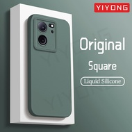 For Xiaomi13T Pro Case YIYONG Square Liquid Silicone Soft Cover For Xiaomi 13 Ultra Mi 13T Xiomi Mi13 T Mi13T Pro Xiaomi13 Lite Shockproof Phone Cases